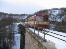 na viaduktu mezi Mikulovem a Novm Mstem