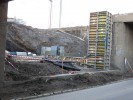 Most Mladch Bchovic v mst budoucho podchodu.
