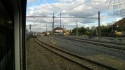 Ve stanici je runo: Rychlk, osobn vlak, podbjeka a hektor; ST Praha-Hostiva, 25. srpna 2015