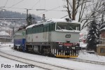 754 047 na zvsu 140 004 pi odjezdu z esk Tebov do Nymburka - 15.1.2010