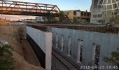 Stavba novho mostu domalick tra pes chebskou tra (pesmyk)