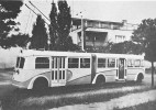 Zkuebn jzda pvodnho milnskho trolejbusu v Plzni, po rekonstrukci v zvod koda, jednoho ze 