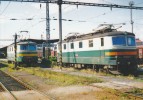Lokomotiva . 141 008-3 a 141 018-2, st Hradec Krlov hl.n., dne 2.srpna 1995