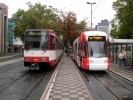 Stadtbahn na normlnm rozchodu a tramvaj na zkm.