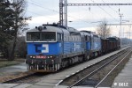 750 222+013+742 185 coby Mn83104 ve stanici Pedmice nad Labem, 2.1.2012