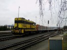 742.520 AWT odstavena na konci soupravy v st. Rakovnk, 18.3.2011