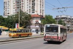 Sovtsk trolejbus a Izraelsk autobus.