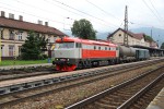 749.008, poiarny vlak ako nsl. za parnm vlakom s 477.013, Vrtky, 30.5.2014