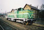 714.002 na vstavce vozidel v st. Hrob 7.12.2002