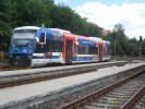 Stadler 841.006 po odstoupen od Os 9206 v Ledi nad Szavou. 