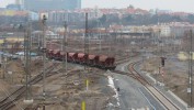 Praha-Vrovice 2.3.2019: 102d - propojen do depa je zasypn