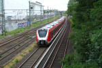 Jednotka 490 mezi stanicemi Sternschanze a Dammtor
