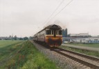 Motorov vz . 852 025-6 v ele Os 5248 ped Hradcem Krlov, dne 22.ervna 1996