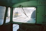 Pohled s Rosniky na lokomotivu 703.610 v st. Nov Straec 7.3.2005