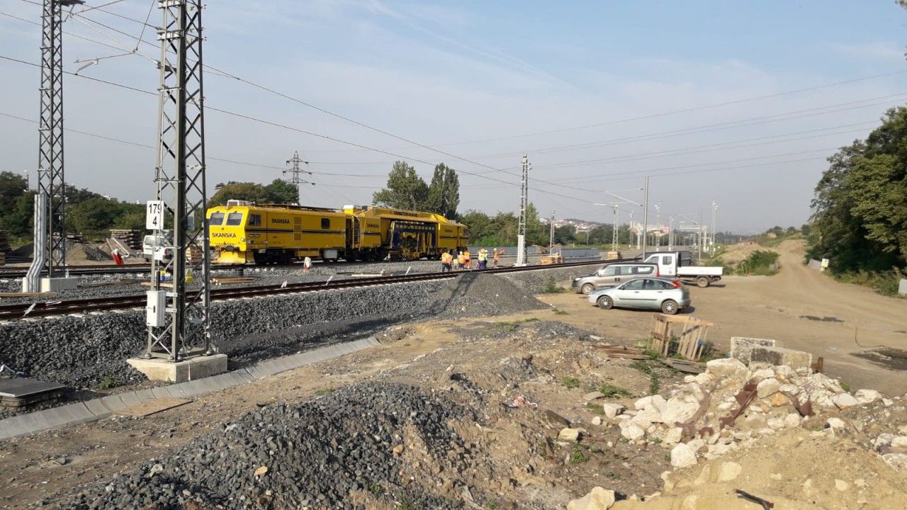 Podbjeka Skanska na praskm zhlav st Praha-Zahradn msto 27.8.2019