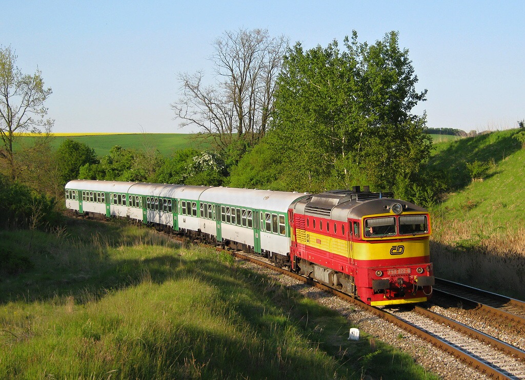 750 022-6 Brankovice  Nemotice, 11.5.2011 , Sp 1733 Nov Svtlov 