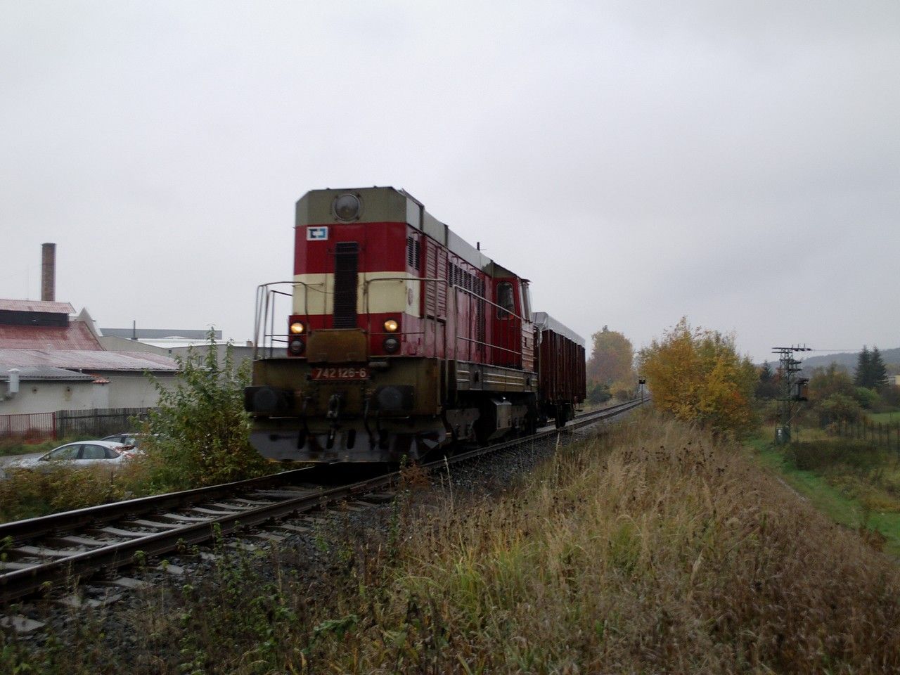 742.126 v Mn z Hoesedel jede do Rakovnka, 26.10.2012