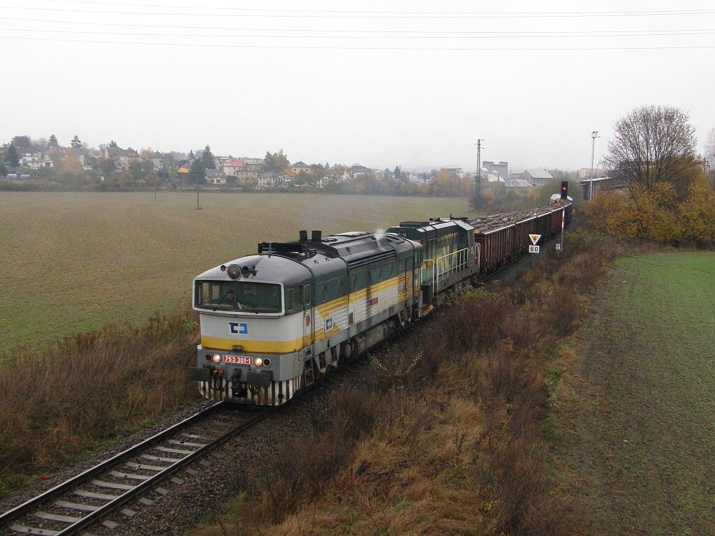 753-301 + 743-003 s Pn.63411 odjd z Turnova 3.11.2009 foto-M.ich