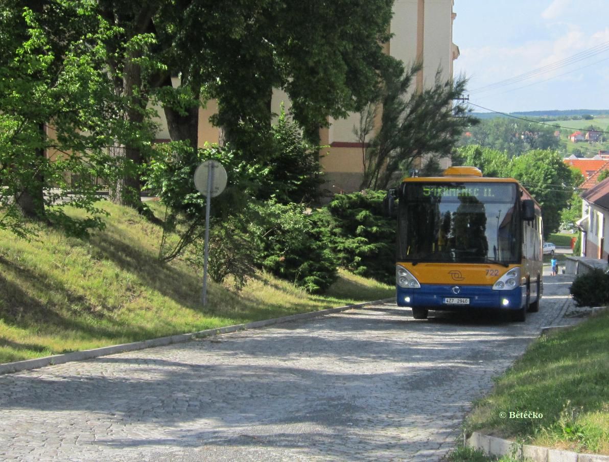 722 na lince 51 se bl k zastvce Jarolmkovo nmst - tvrtek 7.6.2012.