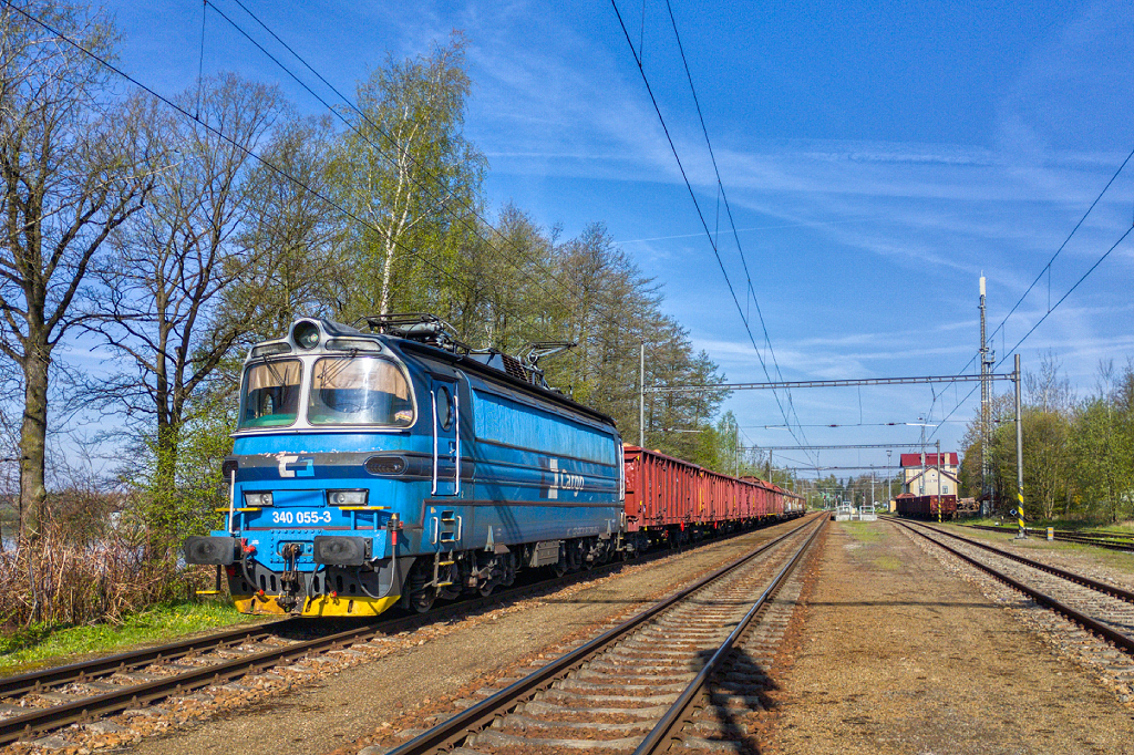 340 055-3, st. Nov Hrady, 4.5. 2023