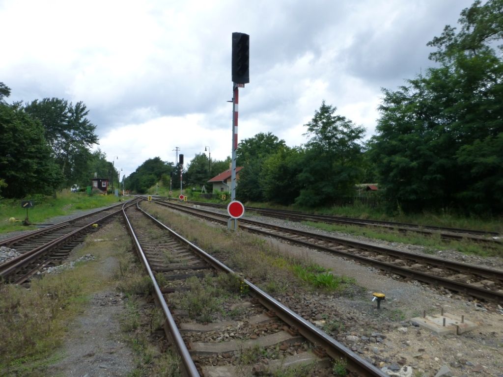 Odjezdov nvstidla na Novostraeckm zhlav