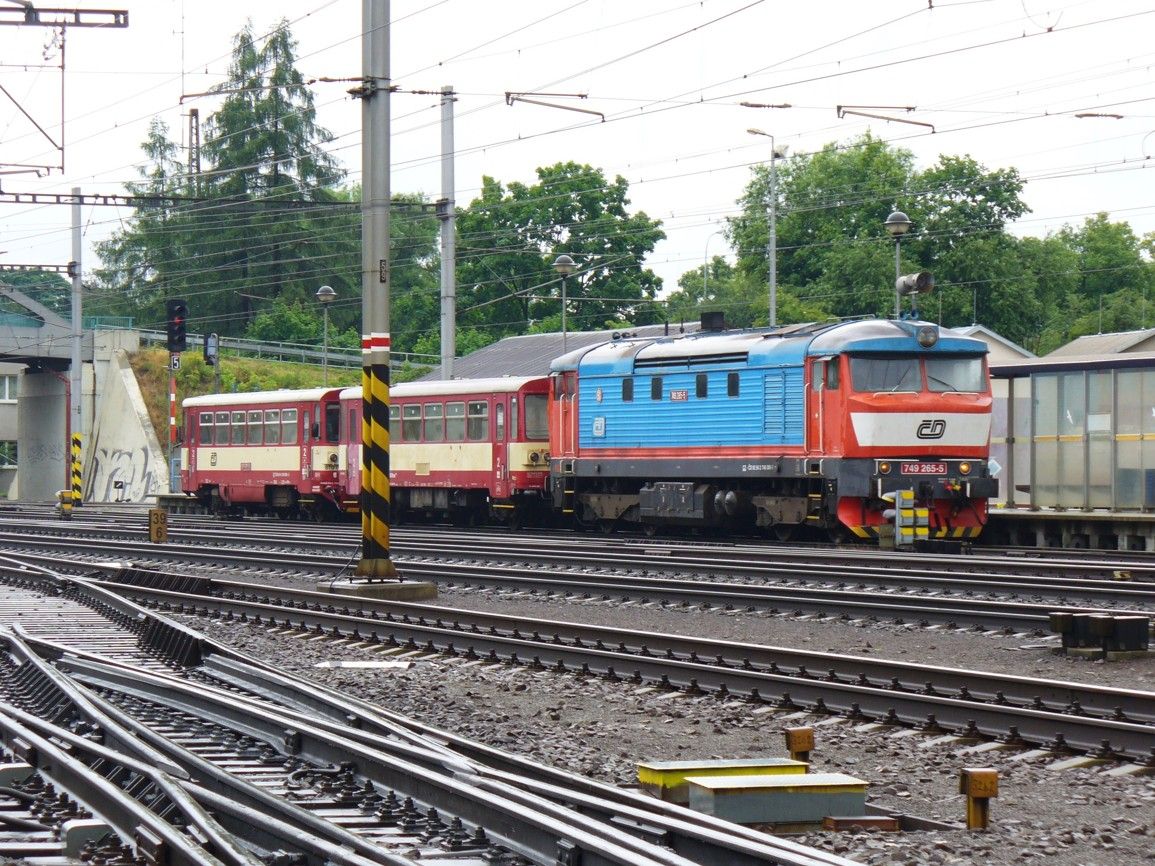 Pjezd 749.265-5 na Os 13005  dne: 23.6.2015