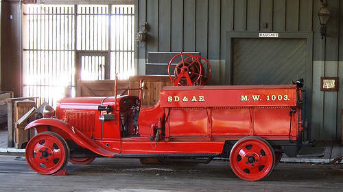 USA San Diego & Arizona Eastern M W 1003 1931 Ford Model AA Rail Fire Engin  7913362656_28d3e7a71f
