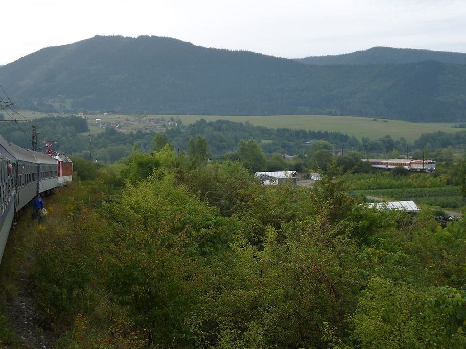 na odboce Potok, vpravo zvolensk perla