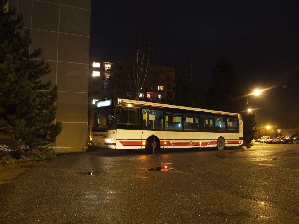 Citybus 158 v barvch DP Pardubice, bohuel u trochu opotebovanch...
