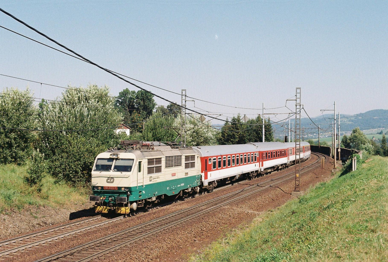 151.023 Bocanovice - Mosty u Jablunkova 14.8.2024, EC 143 Ostravan (Praha - ilina)