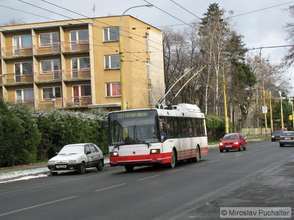 Ev. . 83 (koda 21 Tr 6) v ulici Olomouck.