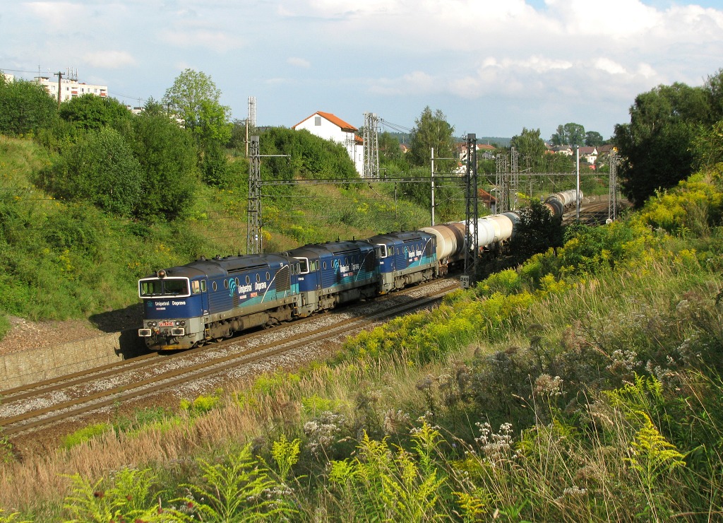 Unipetrol 753.717 + 720 + 721 v esk Tebov.