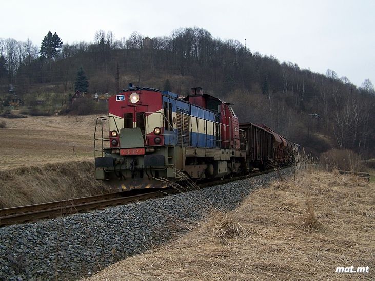 MN 83201 - 730 017, odjezd z  Moravsk Tebov 3.3.