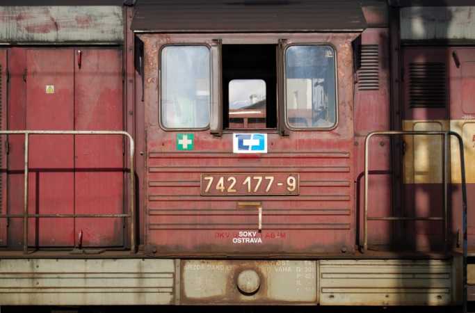 Detail budky 742.177 - ex DKV st nad Labem, nyn SOKV Ostrava
