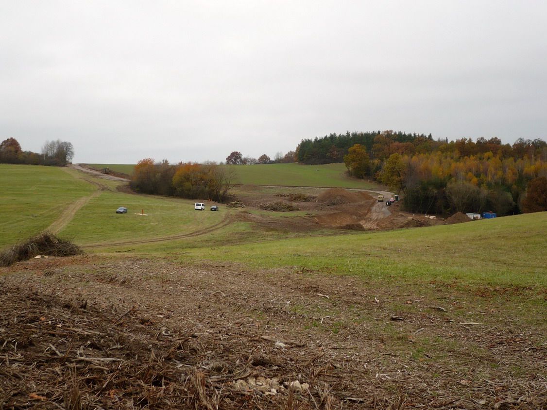 OLBRAMOVICE - budouc pstupov cesta