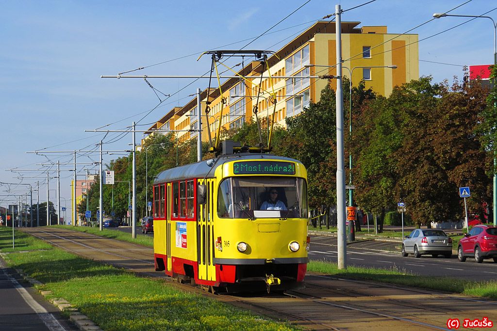 T3M.3 # 305, t. Budovatel, Most, 19.7.2017, foto: Juraj evk