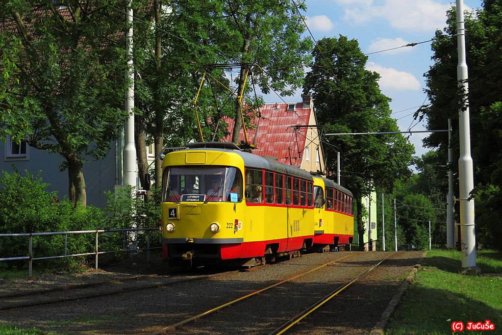 T3M.3 # 222 + 246, Ltvnov Citadela, 19.7.2017, foto: Juraj evk