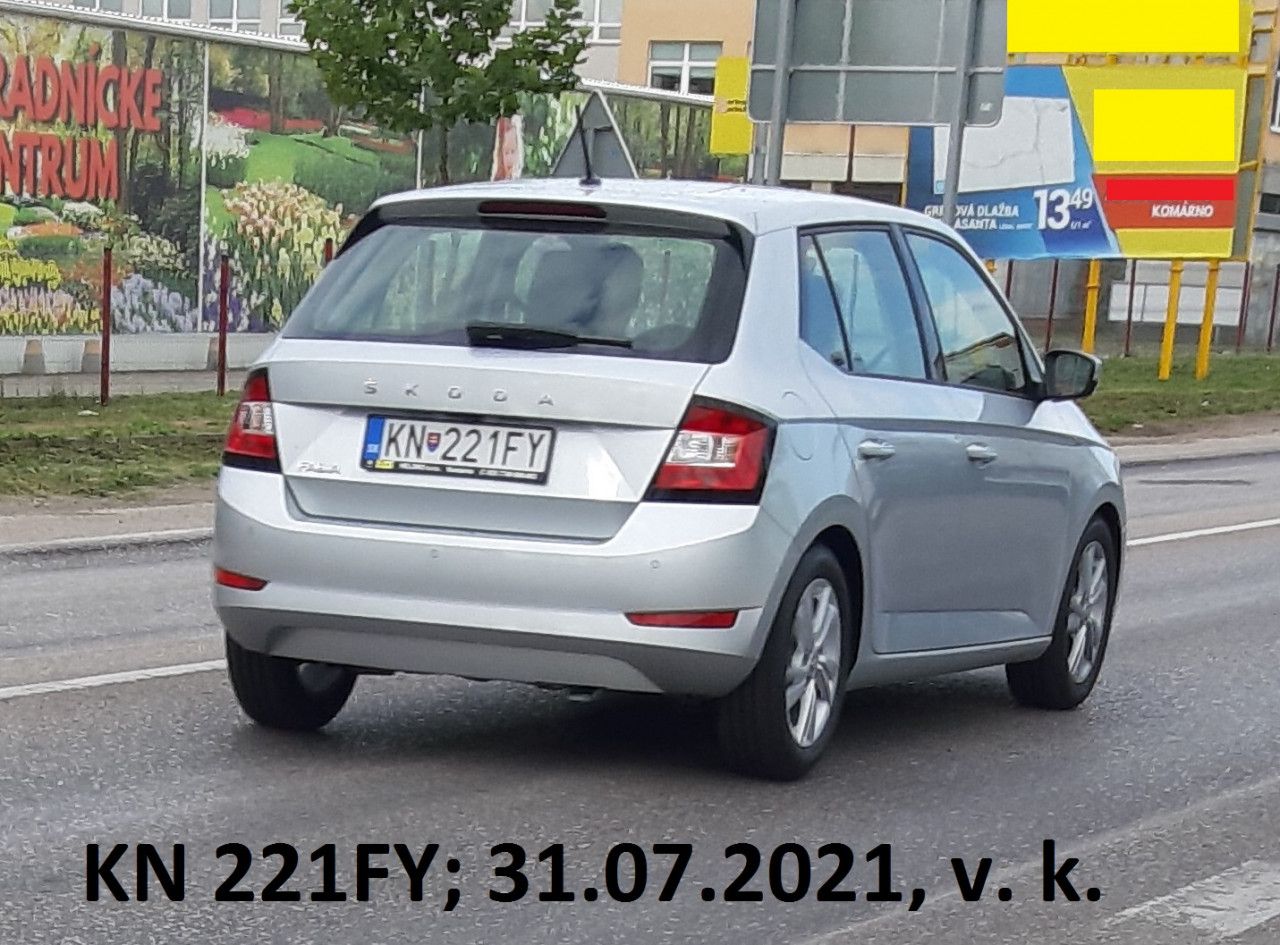 KN 221FY; 31.07.2021, v. k.