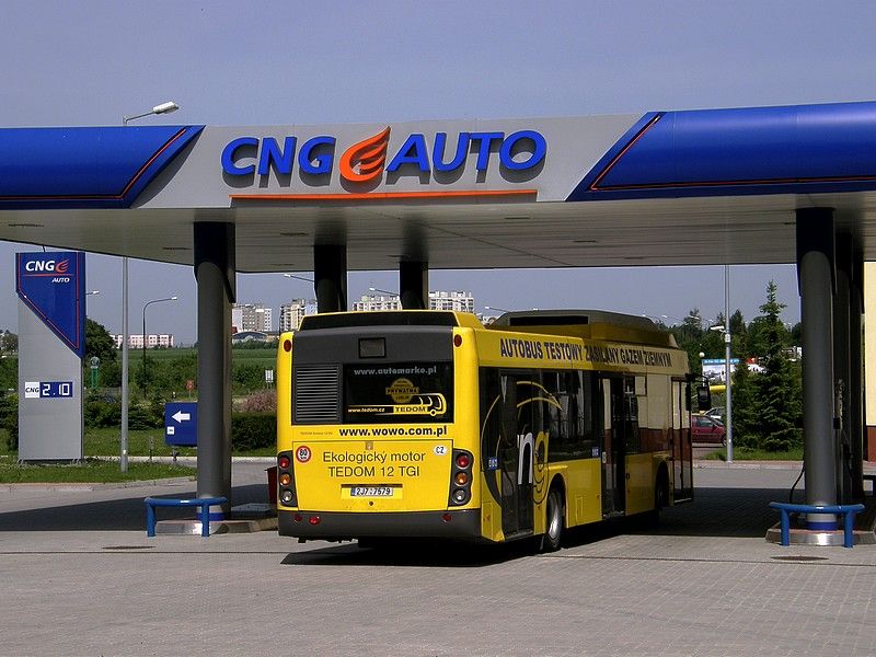 31 may 2008 - Lublin, al. Witosa - Stacja CNG. author: sk2011