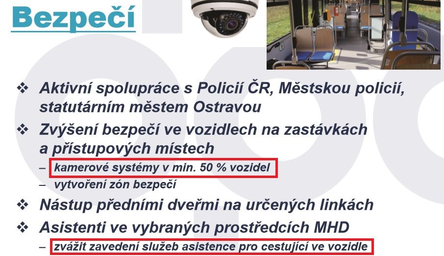 Zdroj: Prezentace DPO, Chytr a ptelsk doprava pro Ostravu
