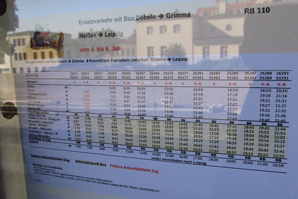 Zatmco ve smru z Mn do Dbelnu byly od 4. do 6. 7. asov polohy vlak stejn jako do 3. 7.,...
