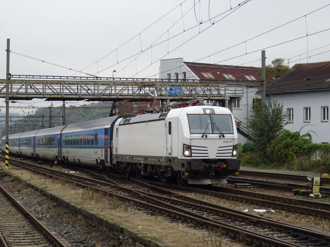 193 571-7 st nad Labem zpad (u depa) 24.10.2023