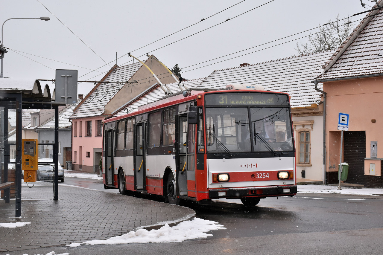 Kilometrick rekordmanka 3254 odveze 25. 12. 2021 ze lapanic jen pr cestujcch