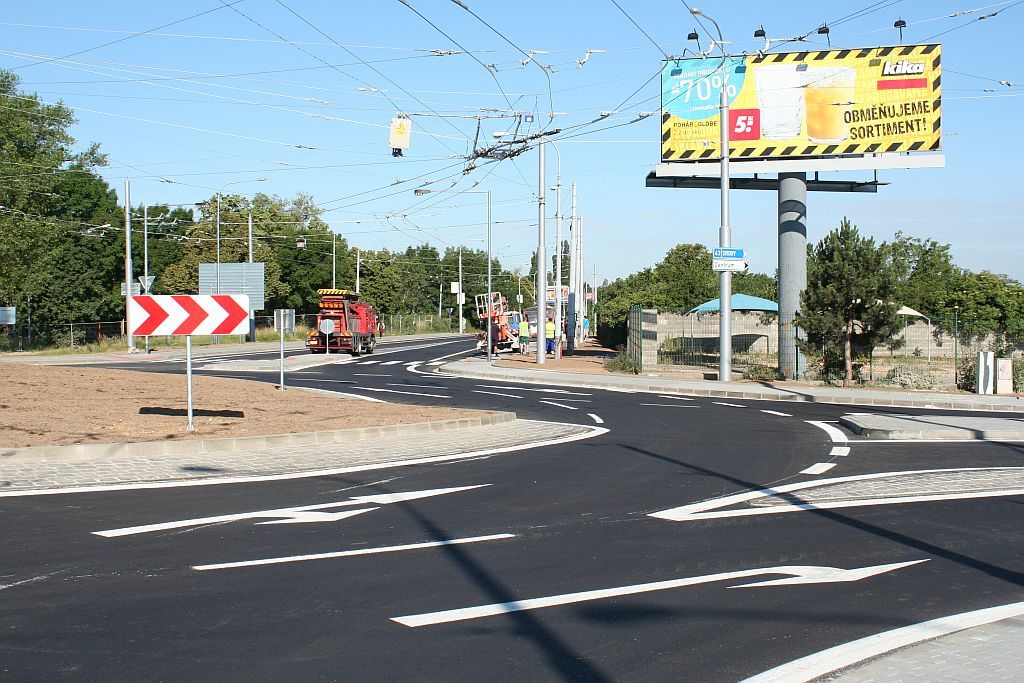 Trolejov vtven smr centrum/kruh.