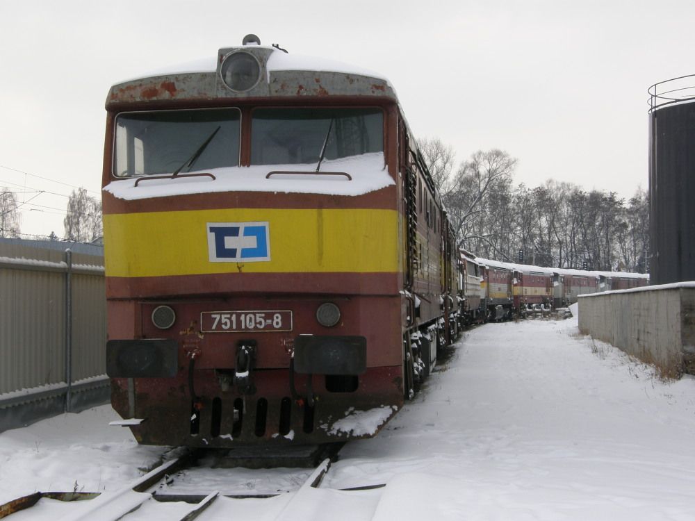 751 105-8 SOKV esk Budjovice, 10.2.2012