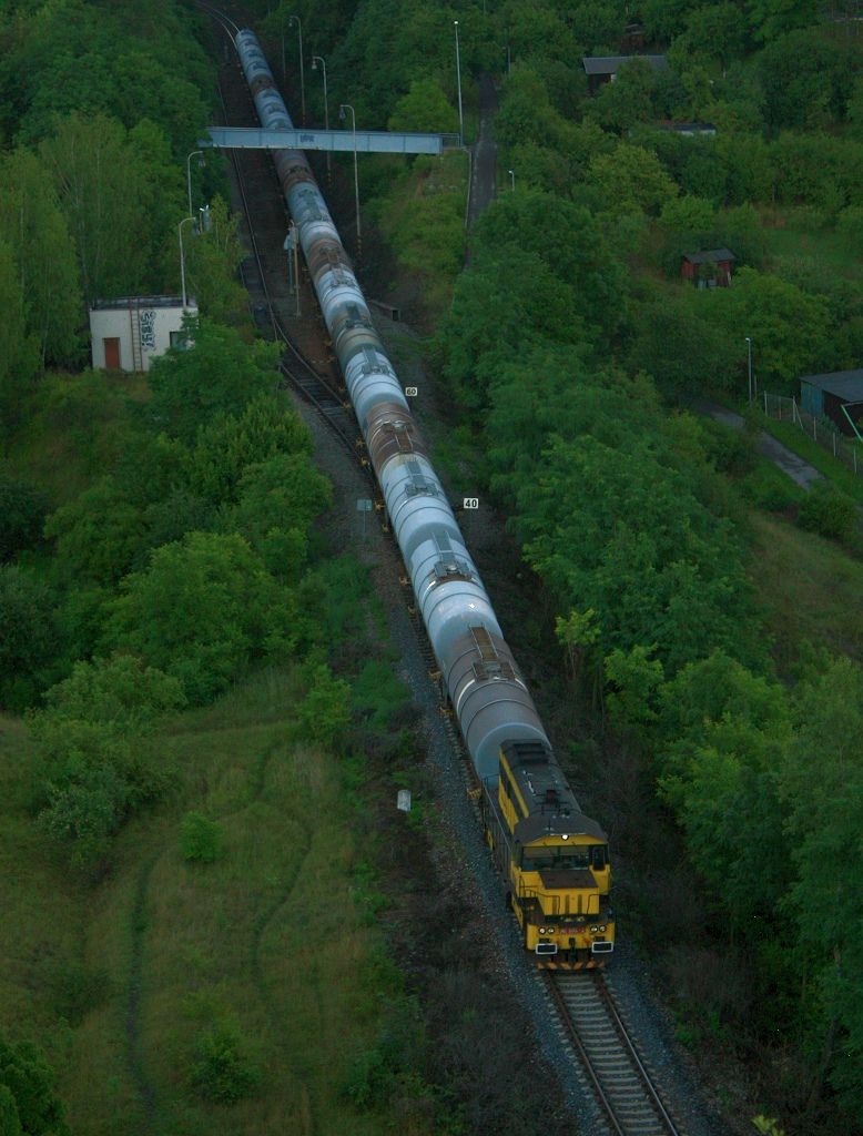 Vyrovnvka cisteren, v ele 741.505, Prask Semmering, 12.7.2012