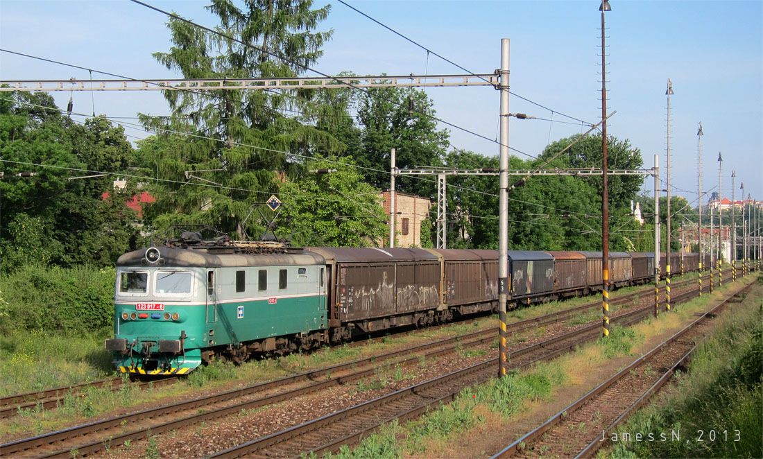 123.017 s vyrovnvkou 17voz. Mattoni Express zaparkoval v Bubenei, 7.6.2013