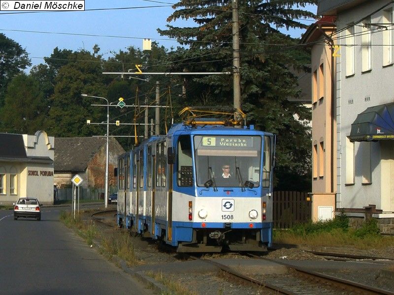 1508 krtce ped terminus Poruba Vesinsk.