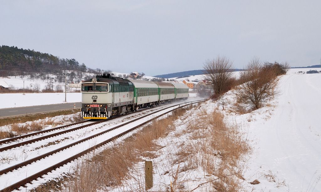 Nevojice - Buovice, 18.2.2009, 15:25, 754 043 na Os 4148