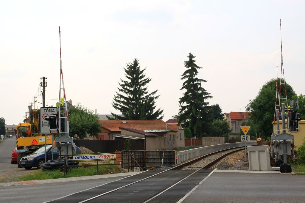 Budovan zastvka Rudn zastvka, 21.7.2014